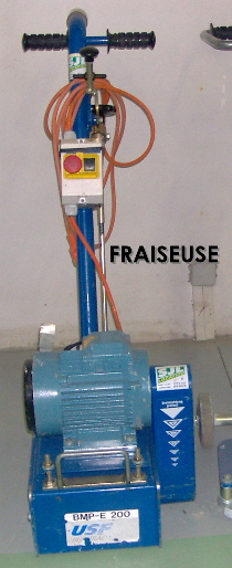 Fraiseuse de chaussée - blastrac bmp-200 (220 v) larg 200_1