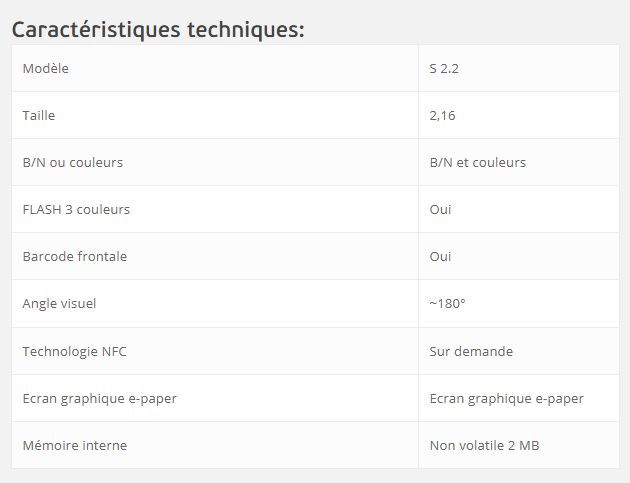 S 2.2 - étiquette électronique - nicolis project - taille : 2,16 - epd m_1