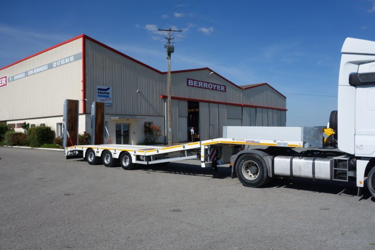 Semi remorques porte-engins max 50.1t, 2.8m -  3 essieux_1