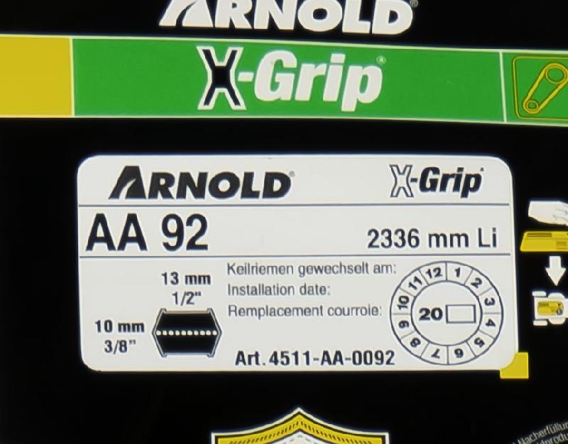 Courroie hexagonale X-Grip de type AA 92 - pour application spécifique_1