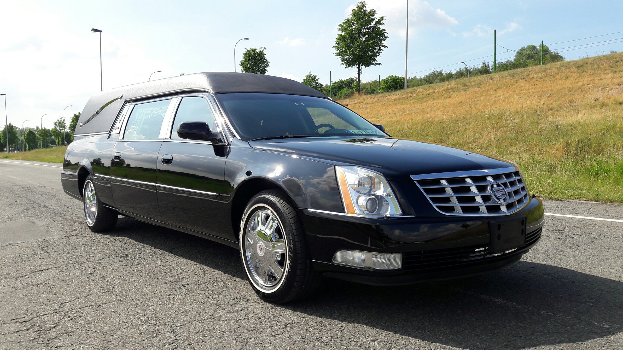 Voiture funéraire américaine Cadillac DTS Superior, modèle 2008