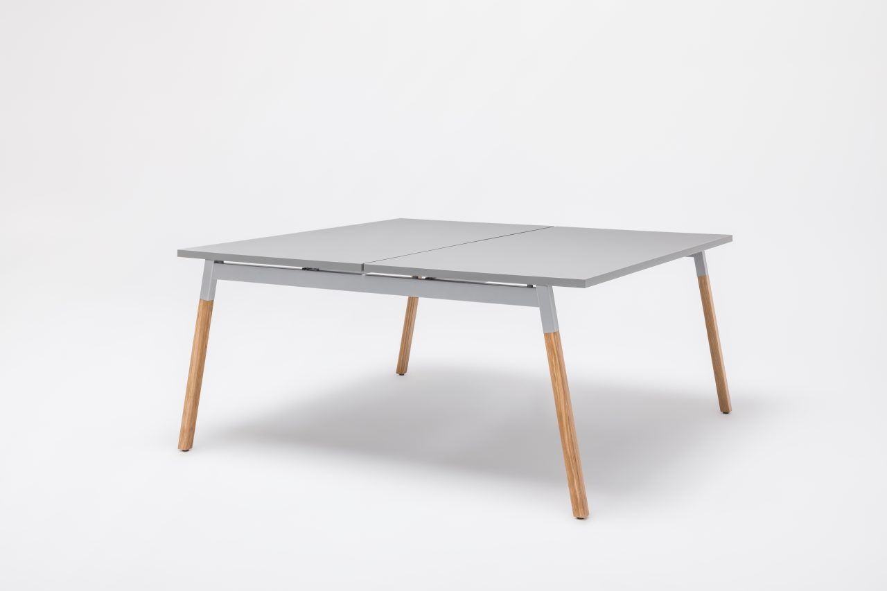 Bureau open space avec plateau mélaminé 28 mm - BOW34_1