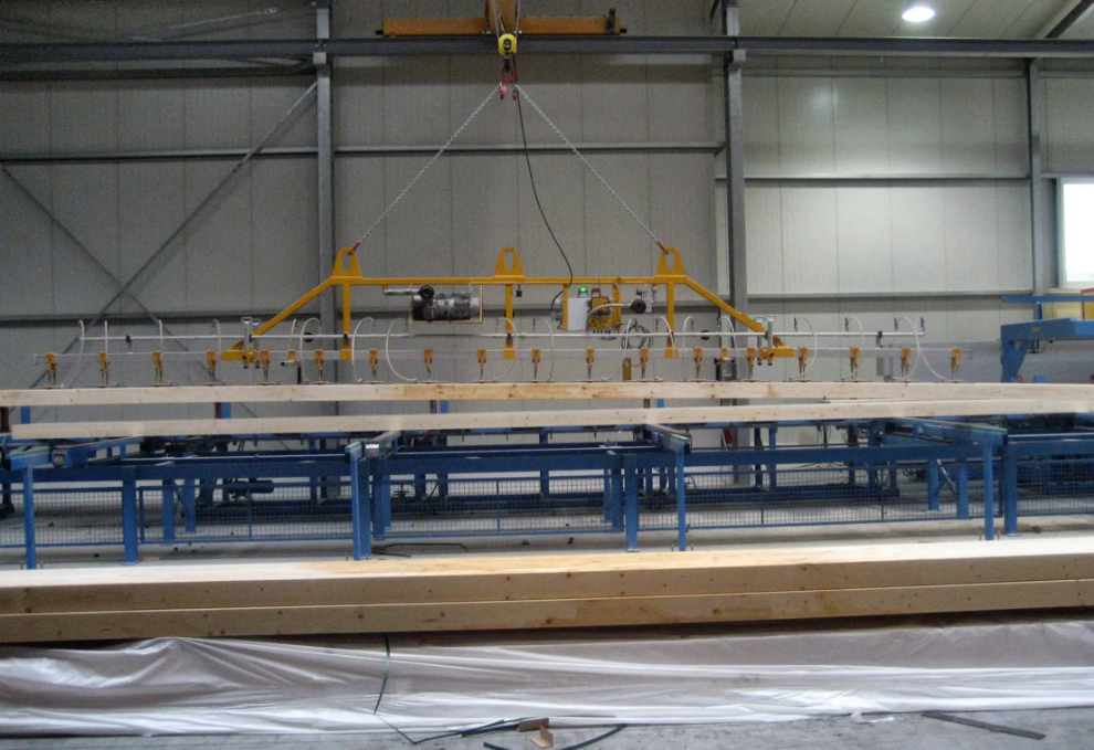 Palonnier à ventouses pour bois - Capacité de charge 2000 kg - Transport horizontal et/ou vertical_1