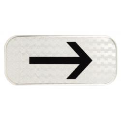 Panonceau prescriptions stationnement et arrêt M8d - flèche noire centrale - Made in France_1