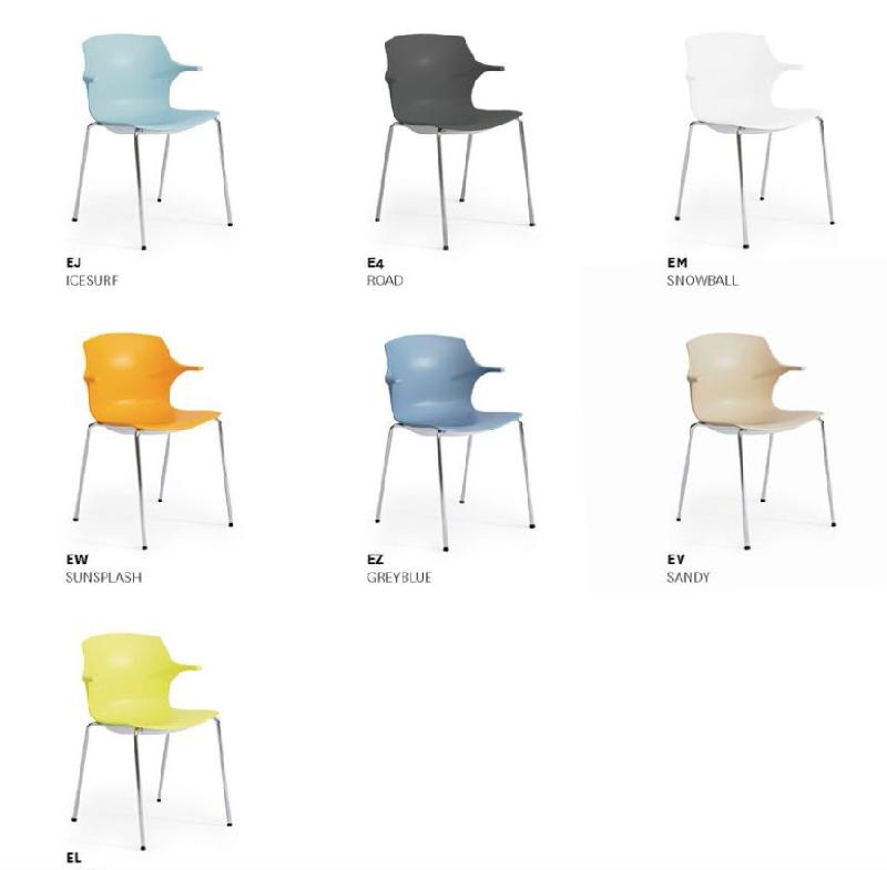 Chaise polyvalente Frill - Mobel Linea. - Jaune_1