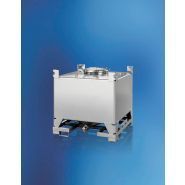 260140w - Cuve IBC en inox qualité alimentaire - Résistance au feu 30 min - Certifiée UN 31A/Y_1