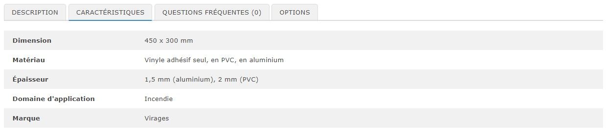 27987 - Panneau consignes de sécurité - virages - dimension 450 x 300 mm - protection anti-UV et anti-rayures_1