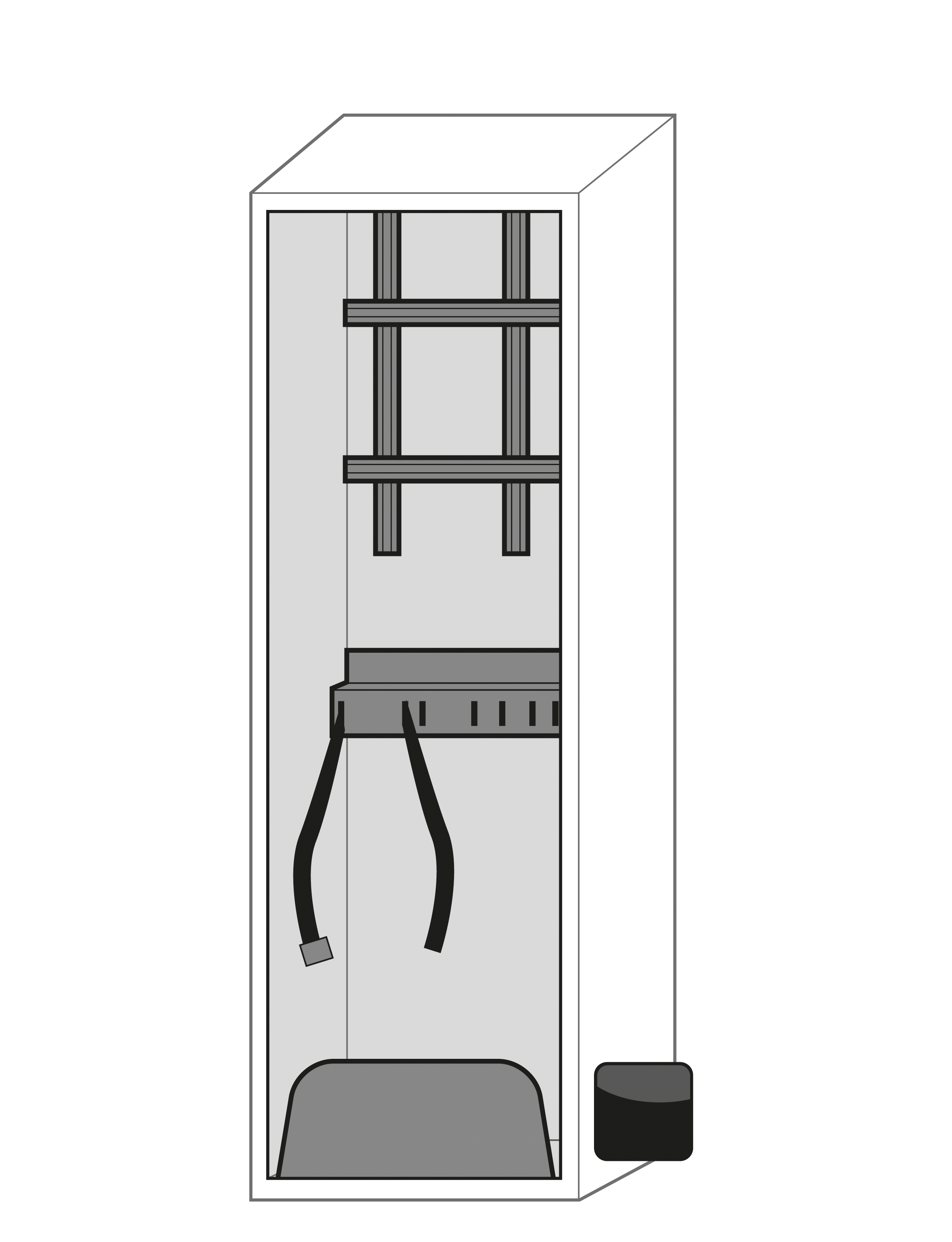 Armoire de stockage extérieur pour bouteilles de gaz - Modèle GOD.215.070.WDFWR - Réf 30752-015-32671 - Sécurité et robustesse pour zones extérieures_1