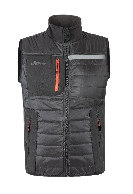 Bodywarmer Wall homme - Matelassé, thermorégulateur et multipoches - Réf: UPFU278_1