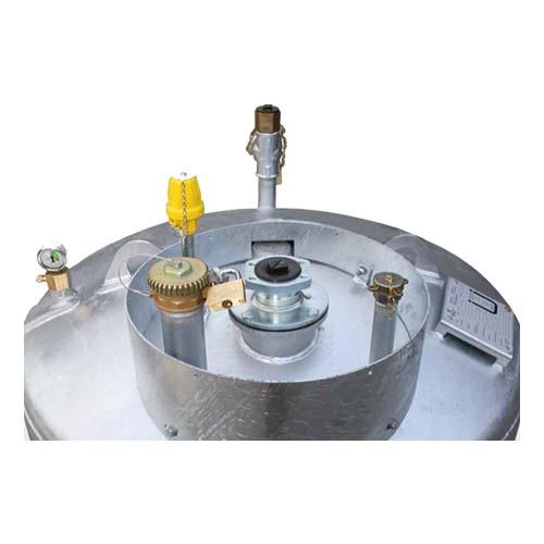 Citerne mobile essence 400 litres galvanisée - ATEX - Double paroi antidéflagrante_1