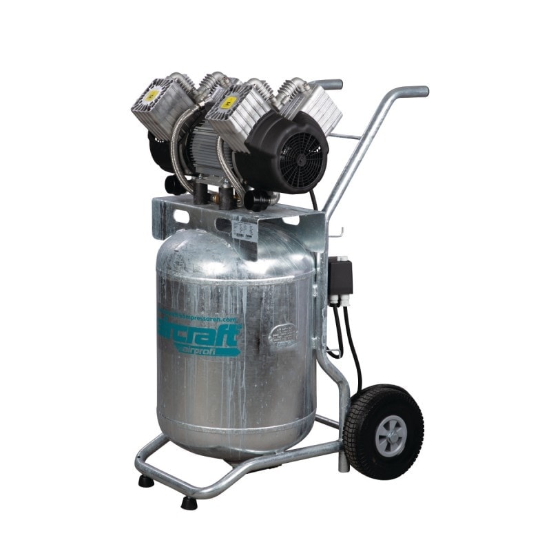 Compresseur Aircraft Airprofi 440/90 V OF PRO - Mobile, sans huile, 4 cylindres haute performance_1