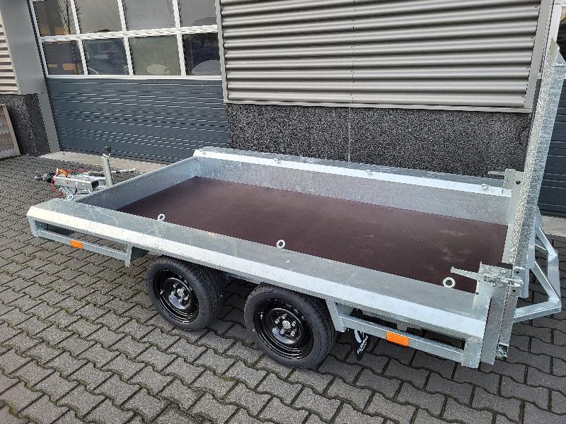 GTM 3m x 1m50 Gooseneck porte engin 2 x essieux 1800 kg_1