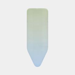 Housse de table à repasser Brabantia C - 124 x 45 cm en coton durable avec mousse de 2mm - Soothing Sea_1