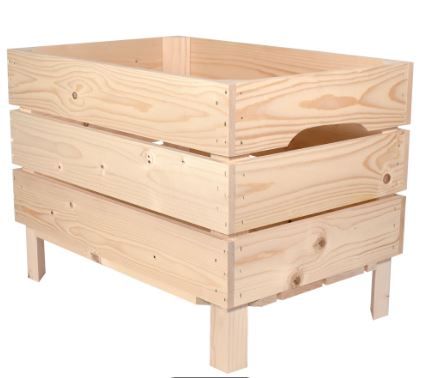 S3 - Caisses en bois jardinières Simply à Box - L36 x H39 x P54 cm - Bois brut ou 6 coloris_1