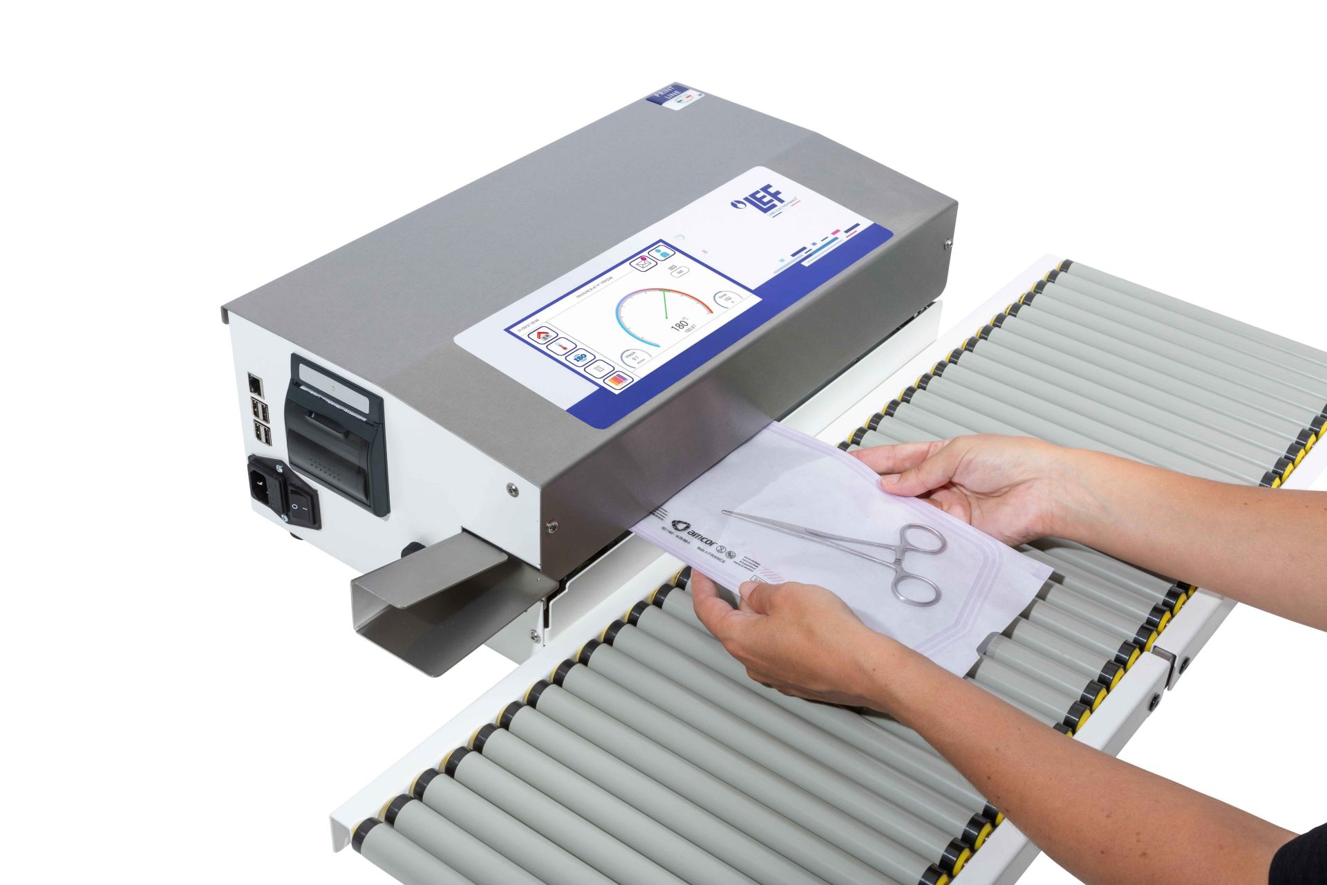 Thermosoudeuse e-PRINT - tablette tactile 7 pouces - traçabilité et impression sur sachets pelables_1