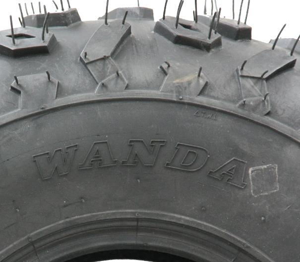19x7.00-8 ATV tyre Wanda P330 E marked road legal quad wheel - 100mm PCD rim_1