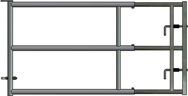 Barrières de stabulation télescopiques 3 tubes - ck-industries_1