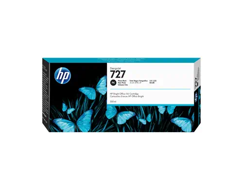HP 727 cartouche d'encre DesignJet noire photo, 300 ml_1
