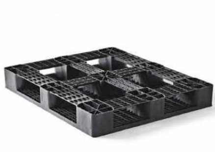 Palette plastique medium Planetpal mix 10A12 MR6RR - ref PA-ME-0118 - 1000x1200 mm, ajourée, rebords, 6 semelles_1