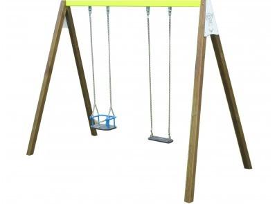Portique balançoire - Modèles pour enfants de 3 à 12 ans - Hauteur de chute 1,30m_1