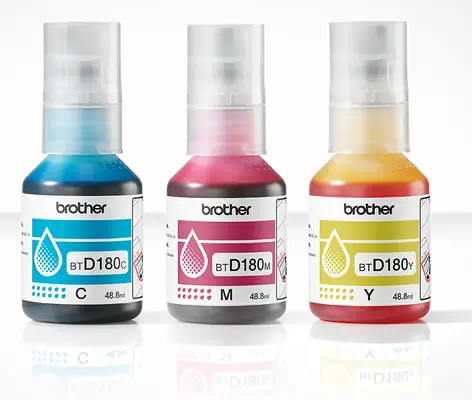 BTD180CLVAL Bouteilles d'encre couleur multipack | 3 couleurs_1
