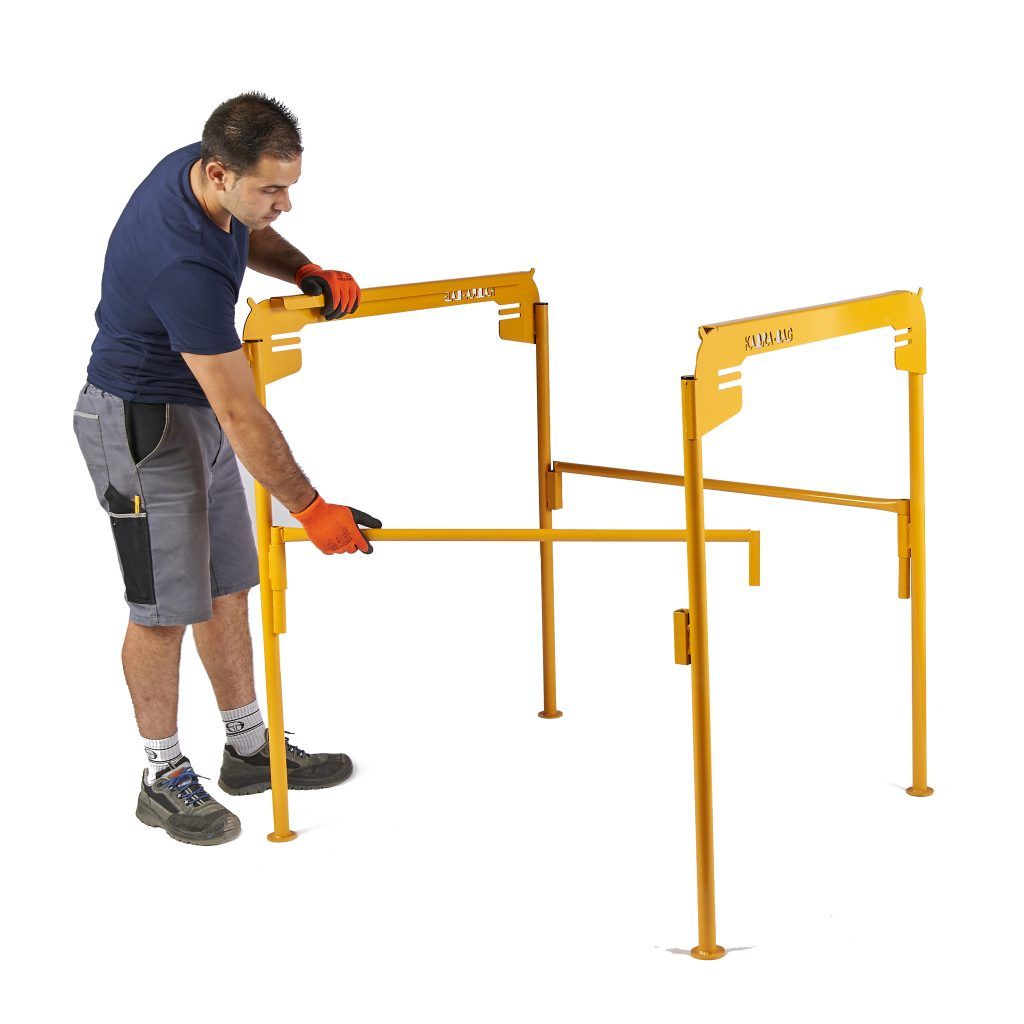 Cadre de remplissage XL pour big-bag 1m3 - Montage sans visserie - Dimensions 1170x1110x1200 mm_1