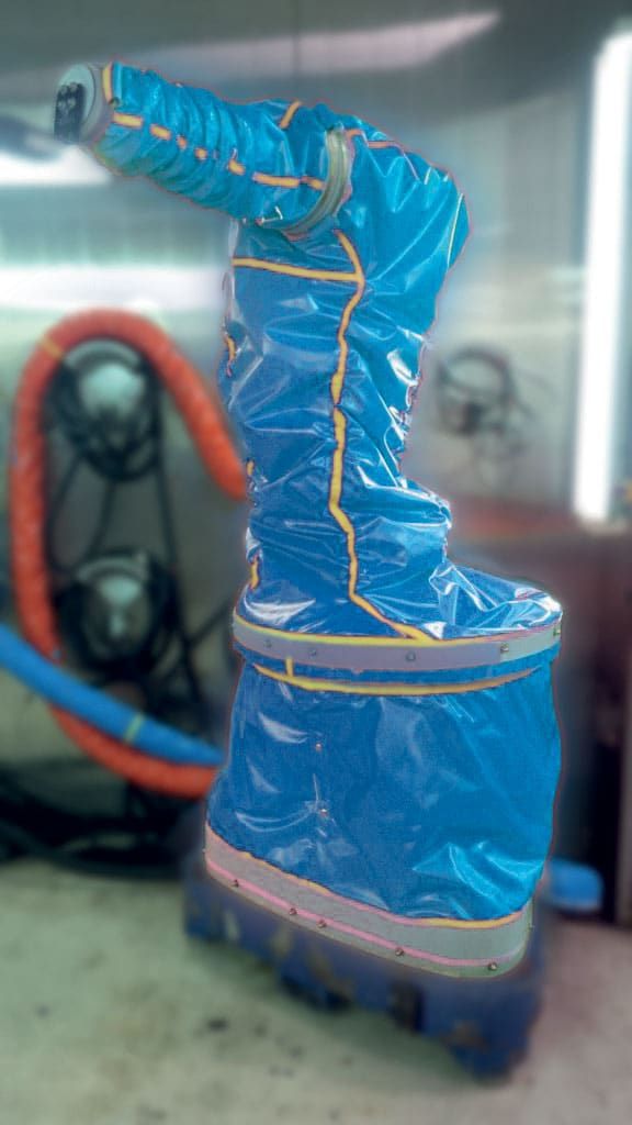 Elastomère T1A - Protection pour robot industriel - ASP - Tissus enduit deux faces ou non tissé base PE_1