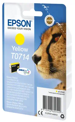 Epson Singlepack Yellow T0714 DURABrite Ultra Ink_1