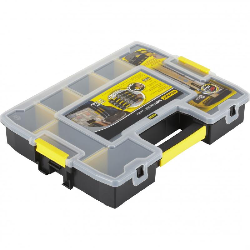 Malette plastique STANLEY - Sortmaster Junior 1-97-483 - 14 compartiments modulables - 38x7x29 cm_1