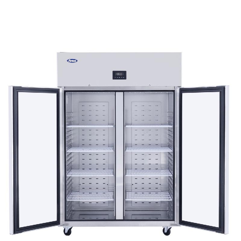 Armoire emboutie négative 2 portes GN2/1 PBF80FSGR Atosa_1