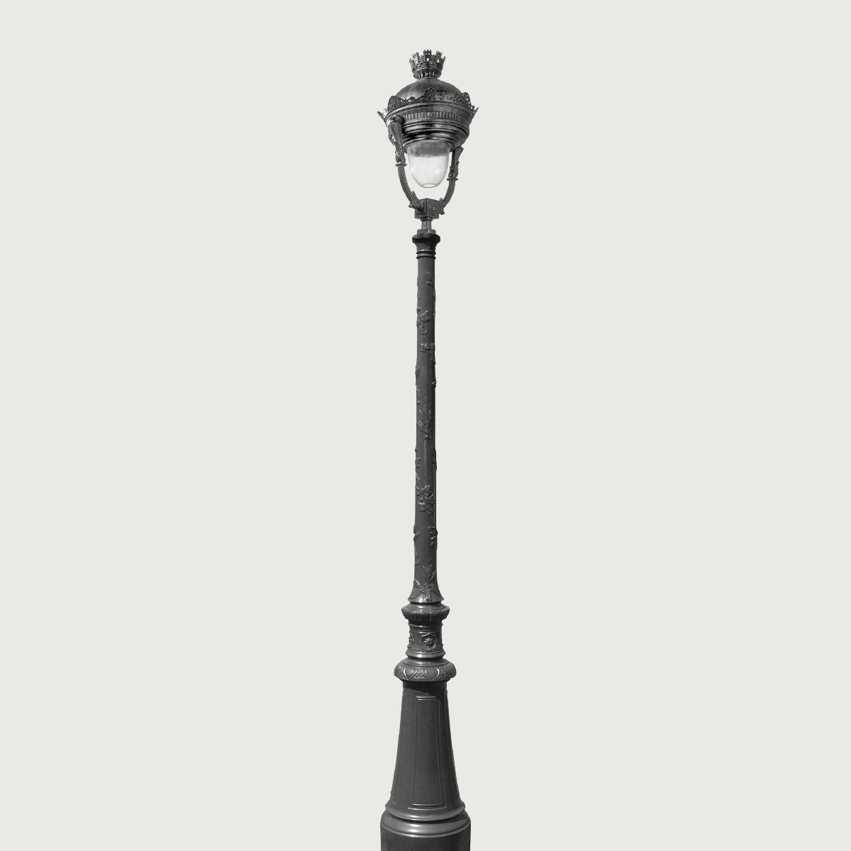 Luminaire d'éclairage public Tuilerie - LED - 38W - 5175 lm - Aluminium ou Bronze - Recyclable et norme RoHS_1