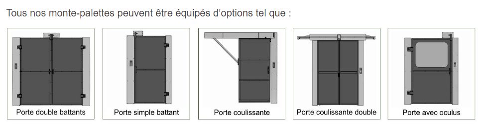Monte-palettes - hamon - charge de 1000 kg - 1500 kg_1