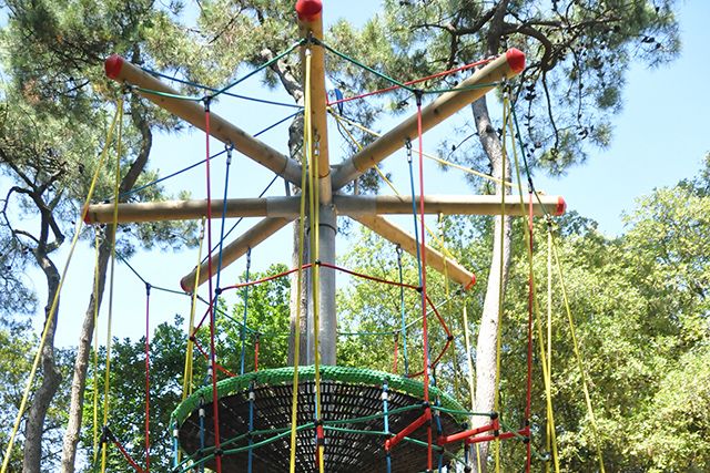 Structure de cordes : arbre aux nids perchés idéale pour les campings, l'écoles, l'espaces verts municipaux_1
