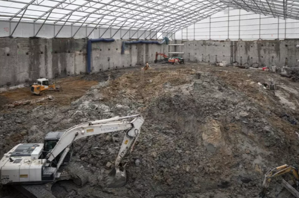 Structure temporaire pour le secteur de la dépollution : stockage de déchets, décontamination des sols, chantier de dépollution_1