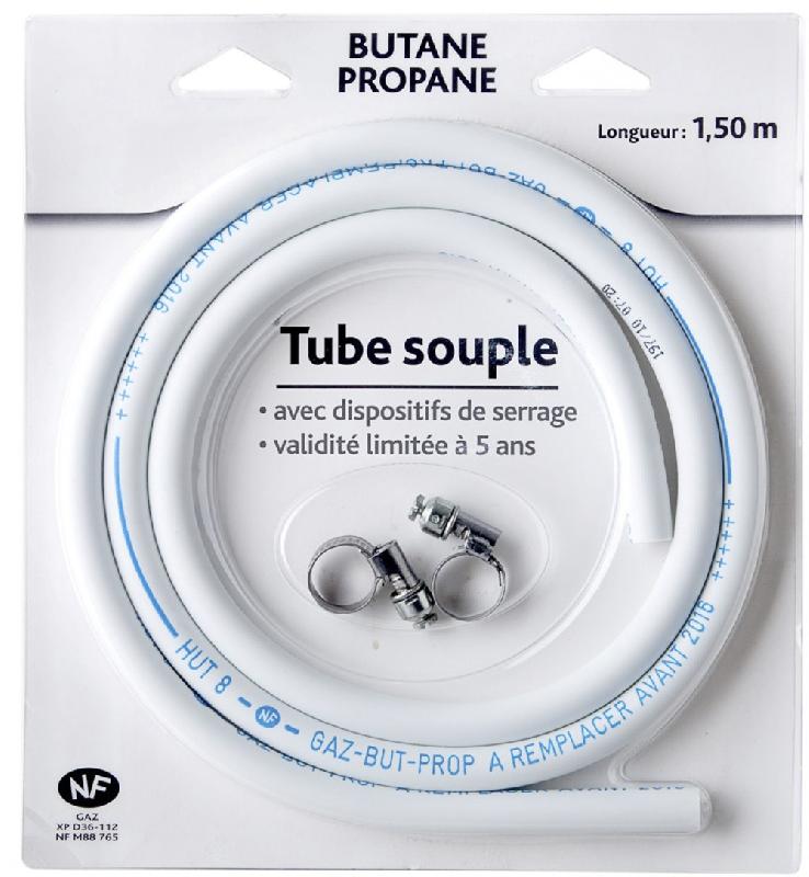 Tuyau de gaz en caoutchouc - BP - Garantie 5 ans - 150 cm - GAZINOX_1