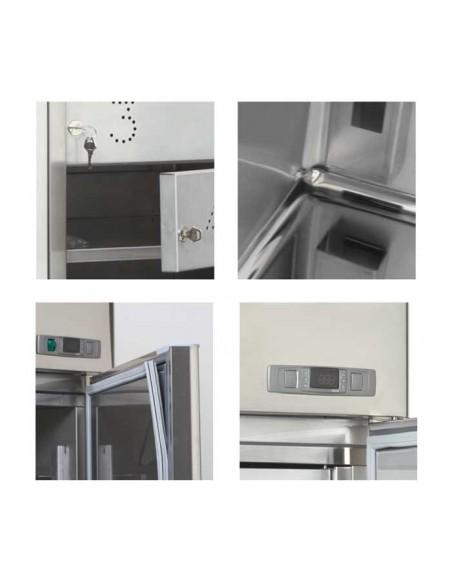 Armoire réfrigérée à casiers - 700L acier inox - AIC 700 TN_1