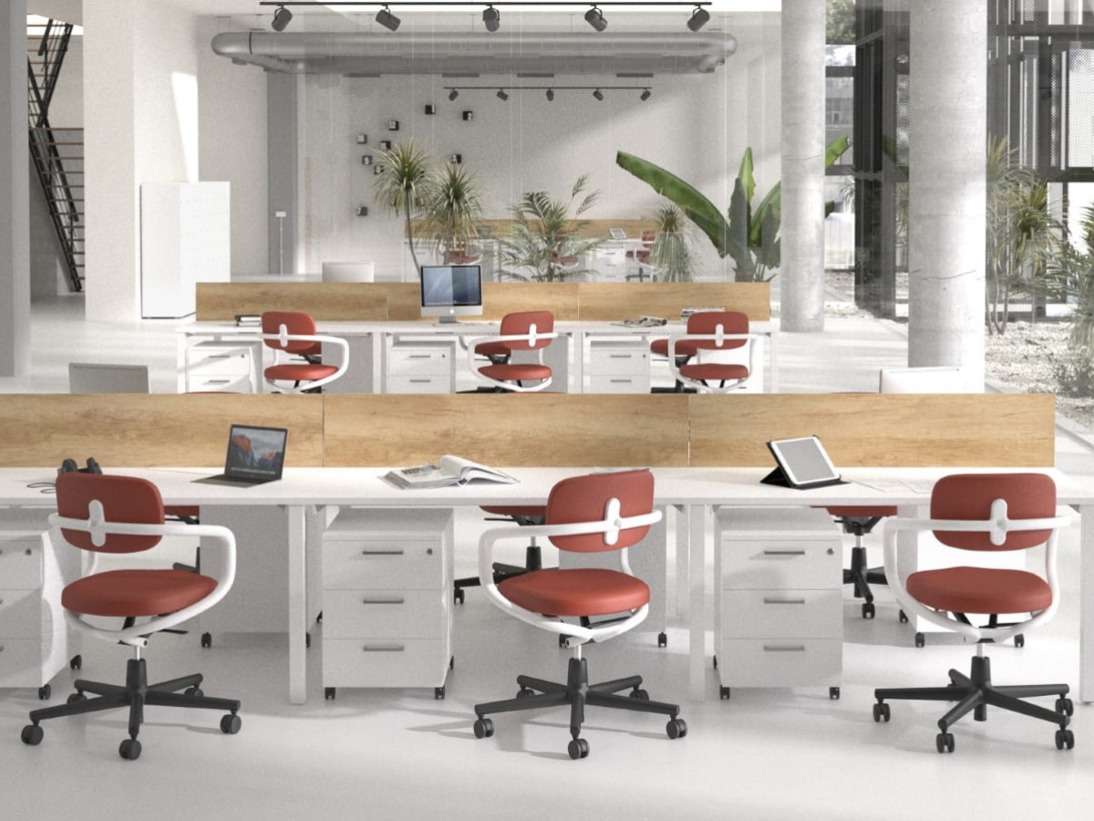 Bureau open space modulable et évolutif NOVA PLUS - Série opérative avec nombreuses configurations et finitions_1