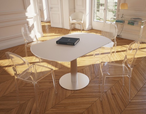 Chaise transparente JULIA - en polycarbonate - empilable et stable_1