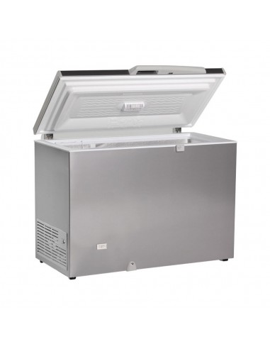 Congélateur bahut 349 litres - CHI 400 - aspect inox - tropicalisé 40°C - 400L brut / 349L net_1