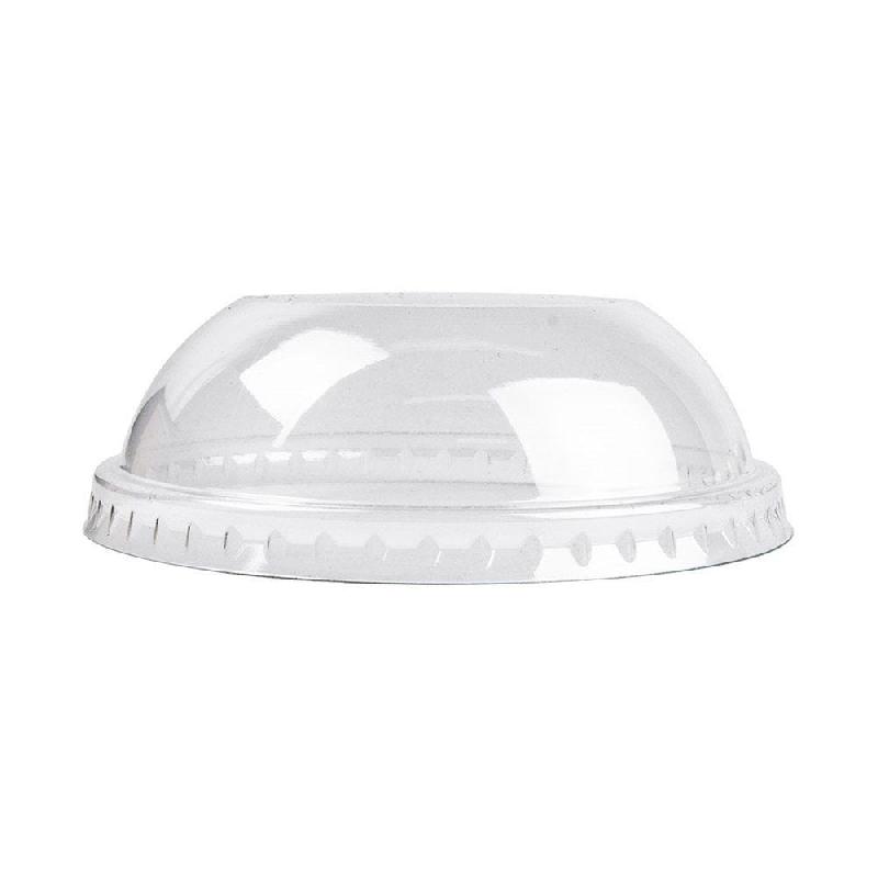 Couvercle dôme transparent PET pour pot à glace 240ml Ø9,4cm - par 2000_1