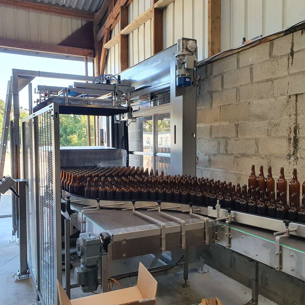 Dépalettiseur semi-automatique des produits par couche ou par rangs - cms_1