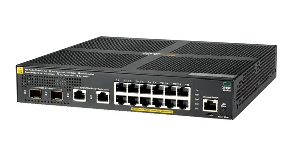 HPE Aruba Networking 2930F 12G PoE+ 2G/2SFP+ Switch_1