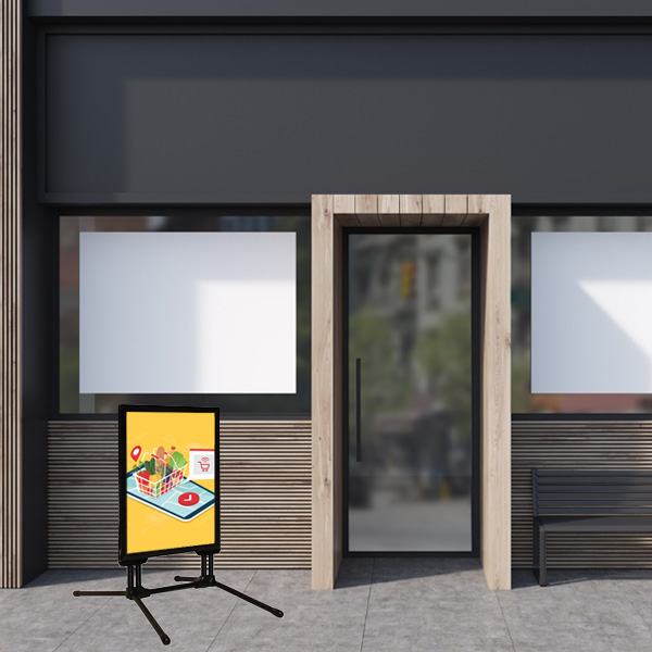 Panneau A1 (84 x 59.4 cm) à ressorts base métallique Noir Réf : 215320NR_1