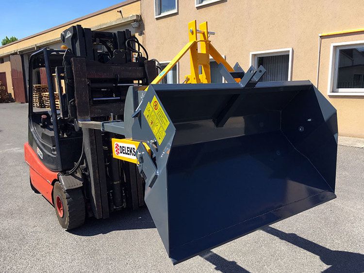 Prm-140-hm - godet pour chariot élévateur - deleks - hauteur totale : 935.0 mm_1