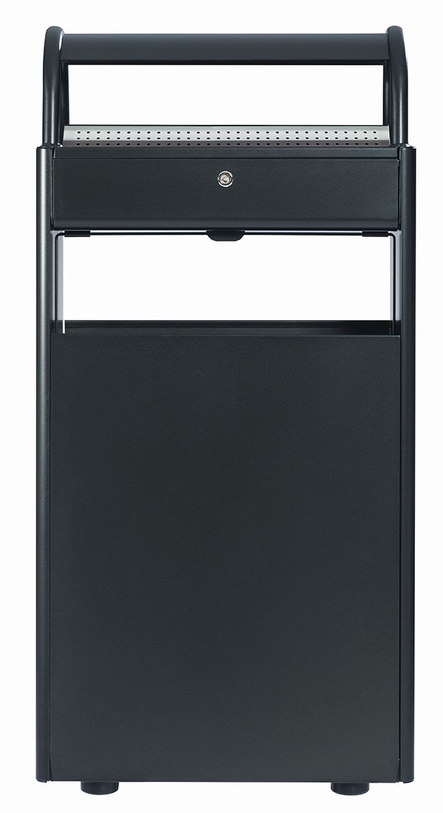 Cendrier corbeille sur pied - Réf. 56591 KOPA - 12L/60L - Rossignol - gris anthracite_1