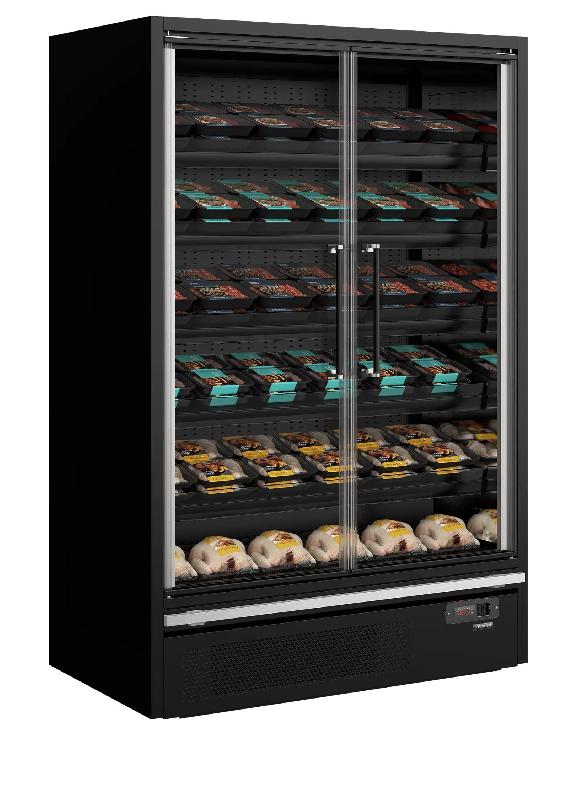 Vitrine réfrigérée pour supermarché Galaxy+ GP14FGD Maxi Black L1330 mm 48099 TEFCOLD_1