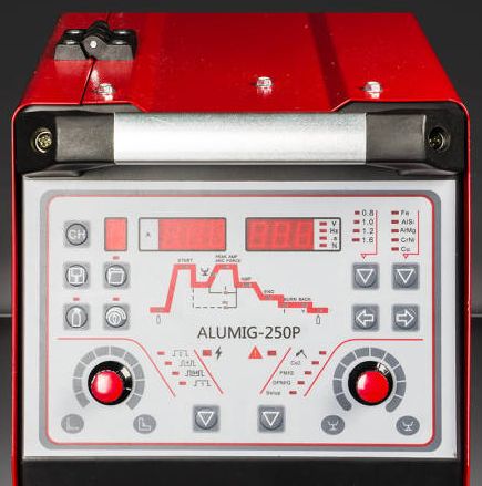 Alumig-250p - poste à souder MIG à double impulsions en aluminium - Topwell - puissance nominale 250A/26.5V_1