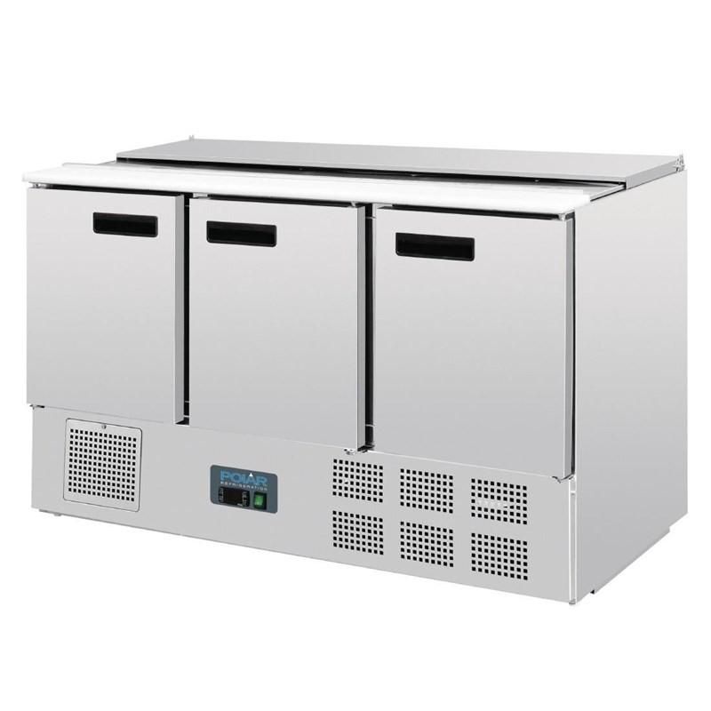 Comptoir à salade réfrigéré 368L Polar Série G 4 GN 1/1 G607 Polar_1