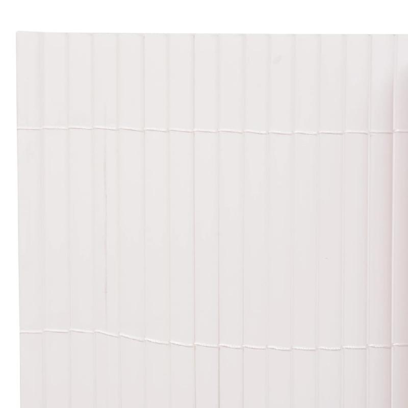 Vidaxl clôture de jardin double face 90 x 300 cm blanc 43622_1