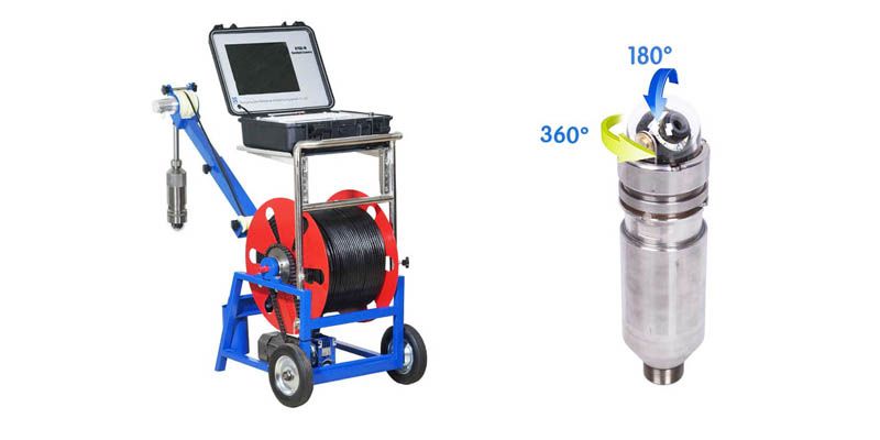 Caméra d'inspection de forage GYGD-IV - Chongqing Gold M&E Equipment Co., Ltd. - câble jusqu'à 1000 m ou plus - écran 12 pouces et enregistrement USB_1